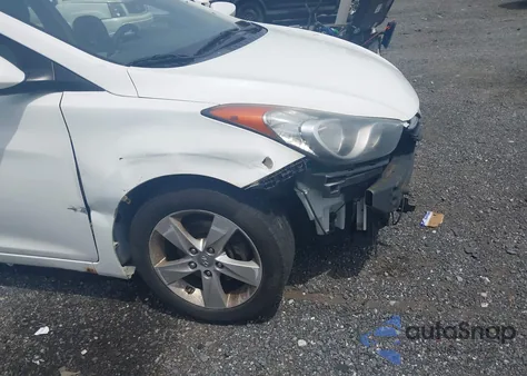 2013 Hyundai Elantra Gls из США, поврежденный, VIN 5NPDH4AEXDH352278